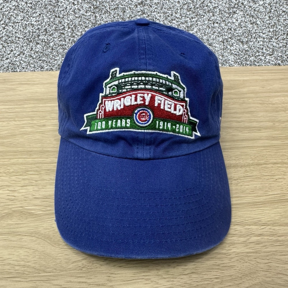 Chicago Cubs Hat Cap‎ Strap Back 47 Brand Wrigley Field 100 Years 1914-2014 MLB
